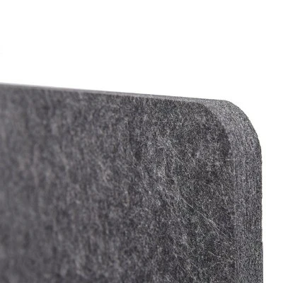 Stand Up Desk Store ReFocus Raw Clamp-On Acoustic Desk Divider Mounted Privacy Panel To Reduce Noise And Visual Distractions - Image 3