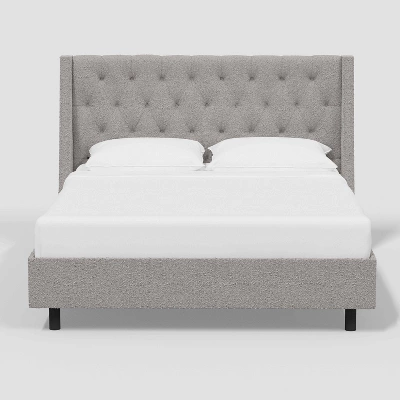 Gilford Wingback Platform Bed In Boucle - Threshold™