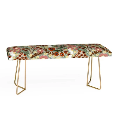 Marta Barragan Camarasa The Leafy Garden Bench - Deny Designs - Image 5