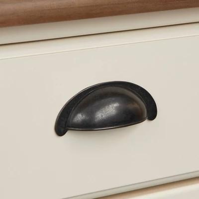 Liza Sofa Table White/Walnut - Buylateral - Image 5