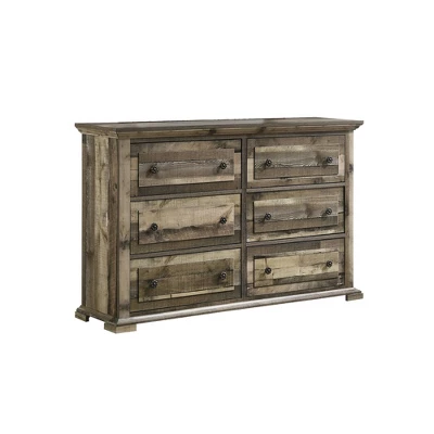 Shayne 6 Drawer Dresser Drift - Picket House Furnishings