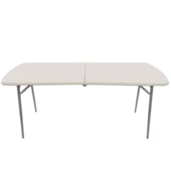 30"x72" Heavy Duty Fold In Half Table Speckled Gray - Hampden Furnishings