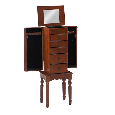 Wylie Jewelry Armoire Cherry Red - Powell Company - Image 2