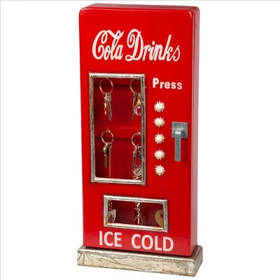 Design Toscano Retro 1950s Cold Drink Soda Pop Machine Key Cabinet - Image 2