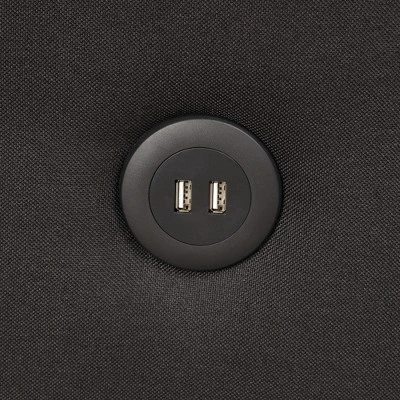 3 In 1 Pull Out Sleeper Sofa With 2 Wing Table And USB Charge-ModernLuxe - Image 13