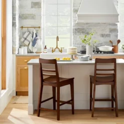 2pk Wood Ladder Back Counter Stool - Hearth & Hand™ With Magnolia