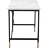 Bandon MDF Desk Steel White - ZM Home