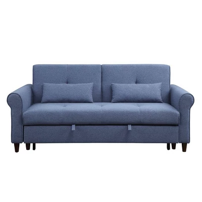 78" Nichelle Sofa Blue Fabric - Acme Furniture