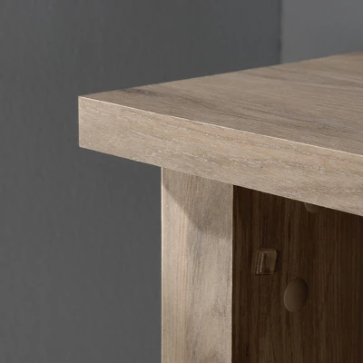 Summit Station Armoire Distressed Gray - Sauder - Image 3