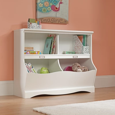 Twin Pogo Bookcase/Footboard Soft White Finish - Sauder - Image 2