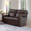 Easley Leather Power Reclining Loveseat - Abbyson Living