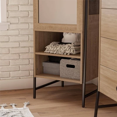 Bushwick Wardrobe Natural - Novogratz - Image 3