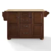 Eleanor Kitchen Island With Wood Top Natural - Crosley
