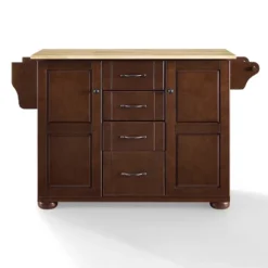 Eleanor Kitchen Island With Wood Top Natural - Crosley