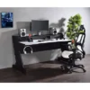 Bigga Gaming Desk Black/White - Acme Furniture