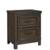 2 Drawer Night Stand In Brown - Liberty Furniture