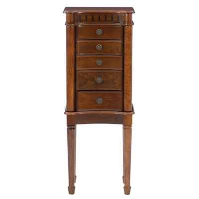 Kasey Jewelry Armoire Walnut - Powell Company - Image 3