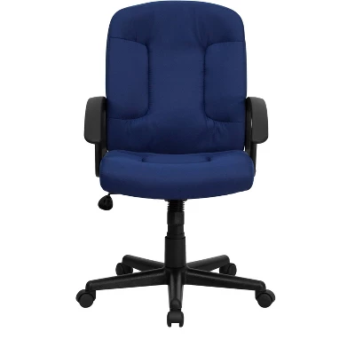 Executive Swivel Office Chair Navy - Flash Furniture - Image 3