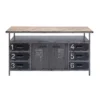 Industrial Wood Buffet Gray - Olivia & May
