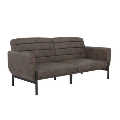 Ash Futon Distressed Faux Leather - Room & Joy - Image 15