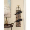 Industrial Wood Wall Wine Rack Brown - Olivia & May