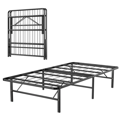 Costway 14'' Twin/Full/Queen Size Metal Platform Bed Foldable Mattress Foundation Tool-Free Assembly - Image 12