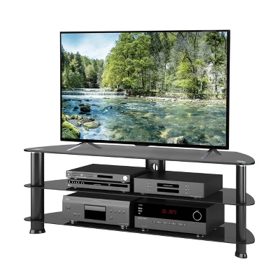Corner TV Stand For TVs Up To 60" CorLiving Black - Image 6