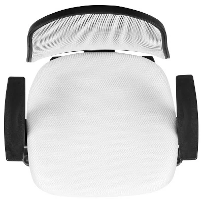 Emma And Oliver Pivot Back Mesh Swivel Task Office Chair With Arms - Image 8