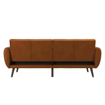 Brittany Futon Convertible Sofa Faux Leather - Novogratz - Image 9