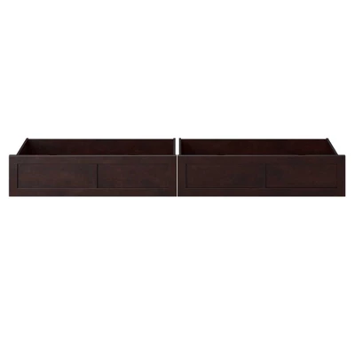 Set Of 2 Queen/King/Twin XL Drawers Espresso - AFI - Image 2