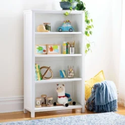 Guidecraft Taiga 4-Shelf Bookcase - 54"