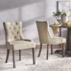 Set Of 2 Ariane Dining Chairs Gray - Angelo:HOME