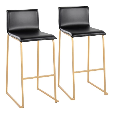 Set Of 2 Mara Upholstered Barstools - Lumisource - Image 9
