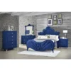 King Dante Bed Blue Velvet - Acme Furniture