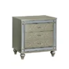 2pc La Mesa Nightstand And Dresser Set Silver - HOMES: Inside + Out