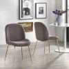 Set Of 2 Shaun Upholstered Modern Dining Chairs - Lifestorey