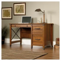 Carson Forge Desk - Washington Cherry - Sauder