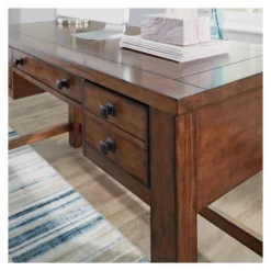 Tahoe Executive Writing Desk - Aged Maple - Home Styles