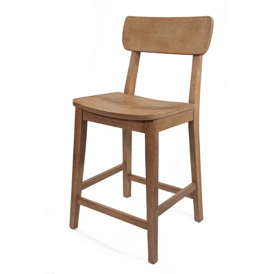 24" Torino Counter Height Barstool Barnwood - Boraam - Image 3