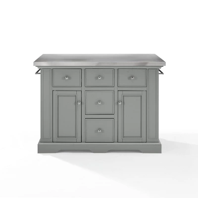 Julia Stainless Steel Top Kitchen Island - Crosley - Image 9