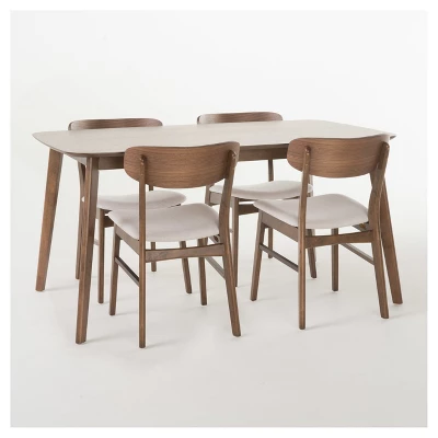 5pc Lucious 60" Dining Set - Christopher Knight Home - Image 8