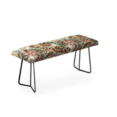 Marta Barragan Camarasa The Leafy Garden Bench - Deny Designs