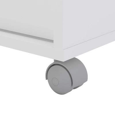 Maia 4 Drawer File Cabinet White - Polifurniture - Image 8