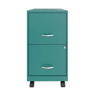 Space Solutions 18" Deep 2 Drawer Mobile Letter Width Vertical File Cabinet - Image 12