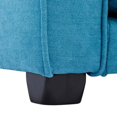 59.4" Upholstered Loveseat Sofa Couch, Pull-Out Sofa Bed With Side Pocket-ModernLuxe - Image 14