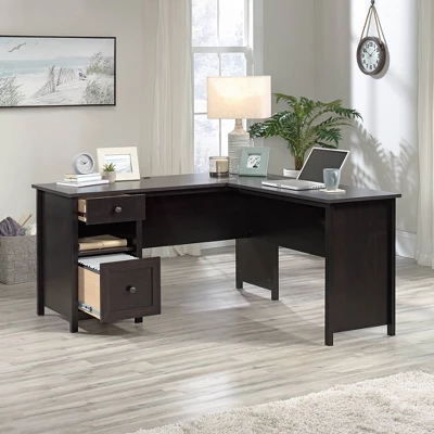 County Line L-Shaped Desk With File Drawer - Sauder - Image 2