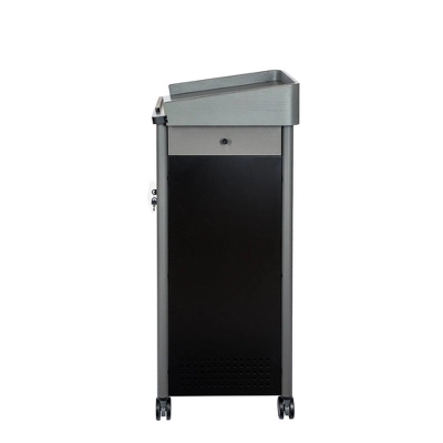 Greystone Lectern Lecture Podium Charcoal Slate - Hampden Furnishings - Image 2