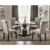 5pc Buckley Dining Set Light Gray - HOMES: Inside + Out