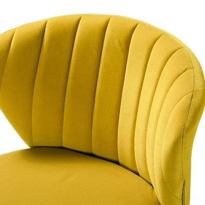 Ilia Task Chair Swivel Office Chair Desk Chair With Tufted Back | Karat Home - Image 7