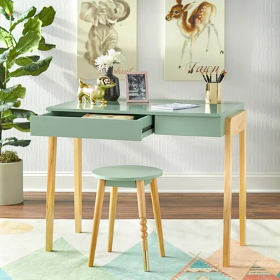 Alena Desk And Stool Set - Buylateral